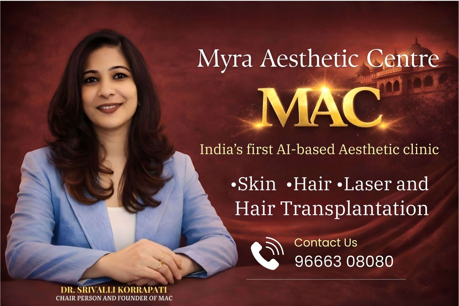 India’s first AI-based aesthetic clinic for skin, hair, laser & Hair Transplantation (1)